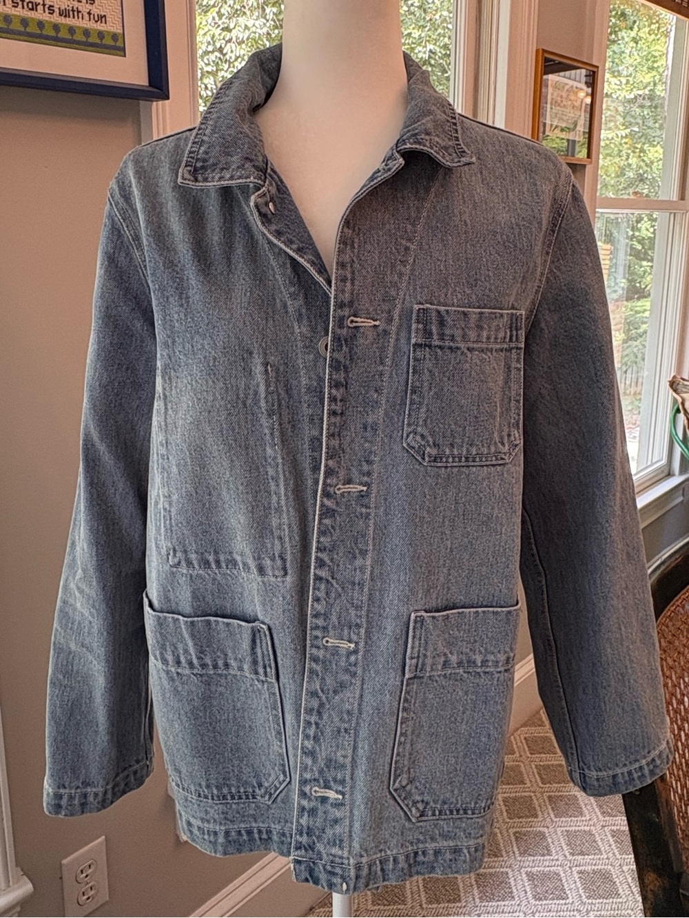Alex Mill Washed Blue Denim Jacket